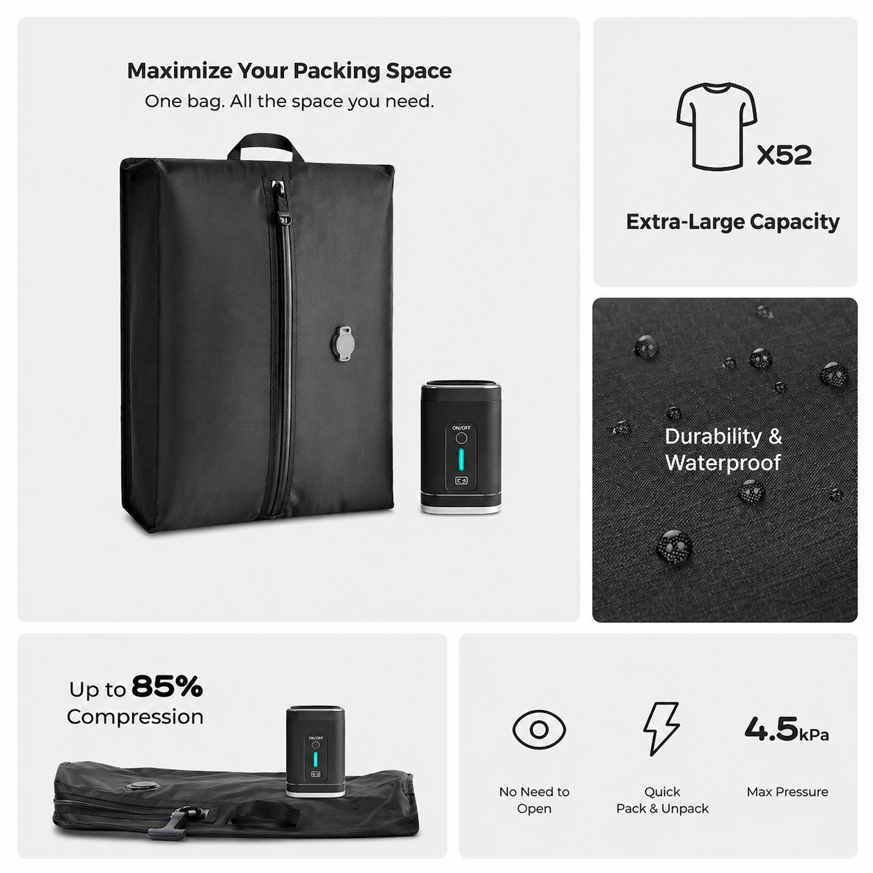 Travel Vacuum Compression Bag